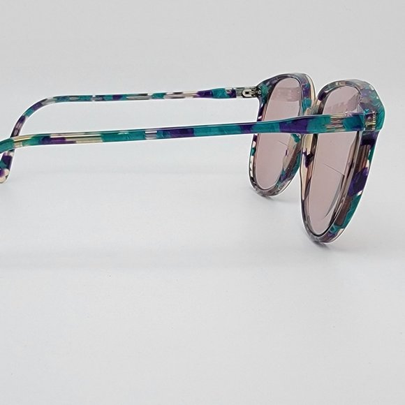 Luxottica Ursula Purple Green Tortoise Little Mermaid Eyeglasses Frame Italy main image 8
